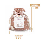 Sacchetto Rosa a Puntini Femminile