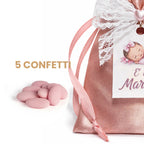 Sacchetto in Lino Rosa