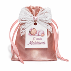 Sacchetto in Lino Rosa