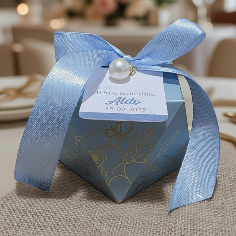 Scatola Rosa Dorata Maschile